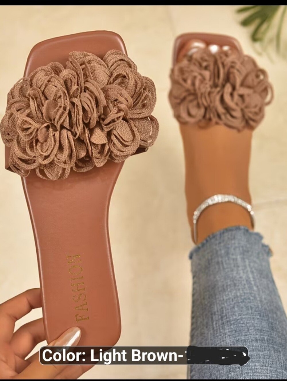 WOMEN FLAT SANDALS SIZE: 11